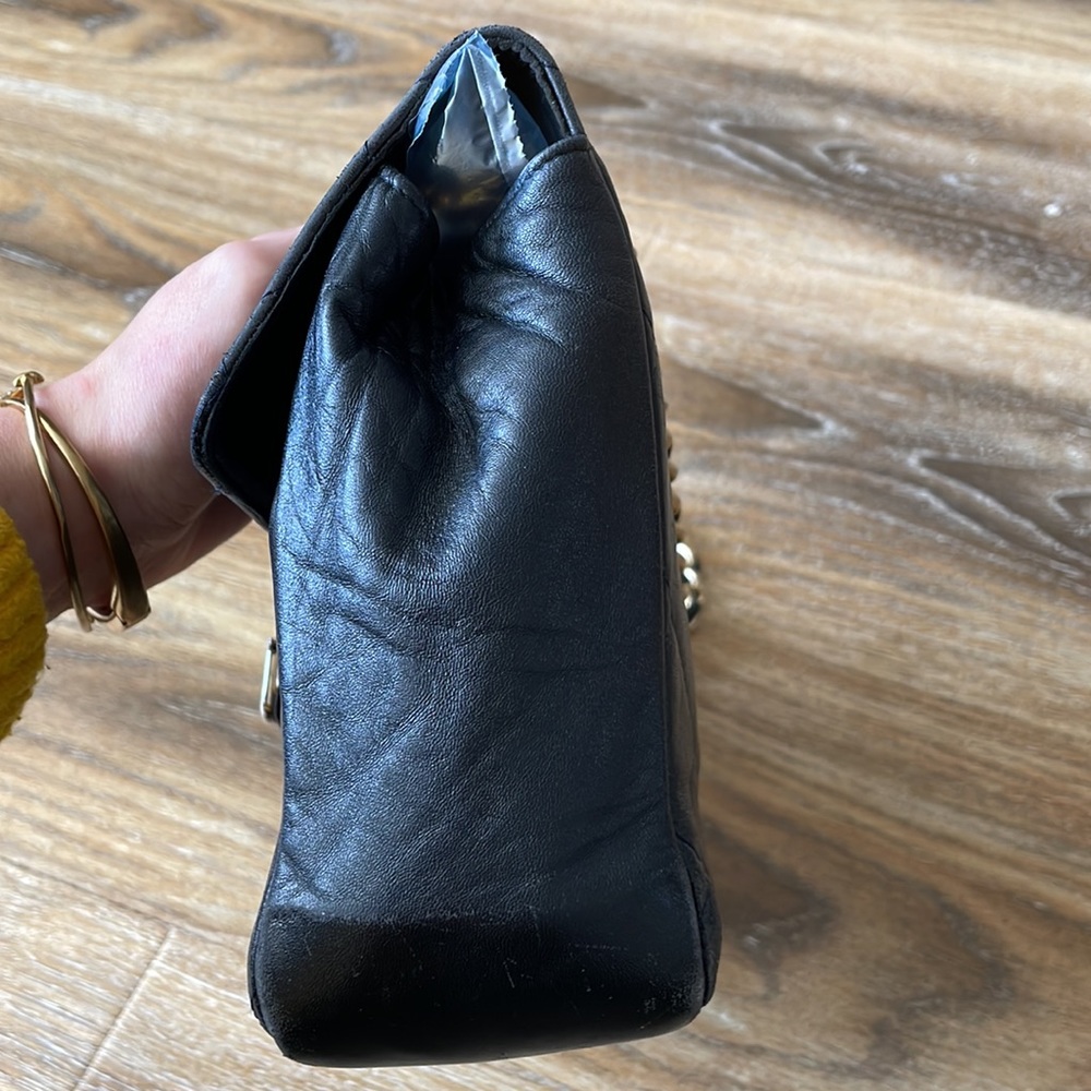 Charles Jourdan Paris Vintage Quilted Leather Flap Bag - Picture 12 of 16